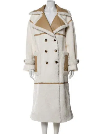 Pre-owned Eaves Coat In Gray