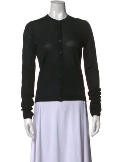Pre-owned Eaves Crew Neck Sweater In Black