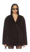 Eaves Dagna Jacket In Brown