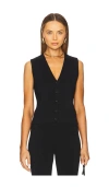 Eaves Erika Knit Vest In Black