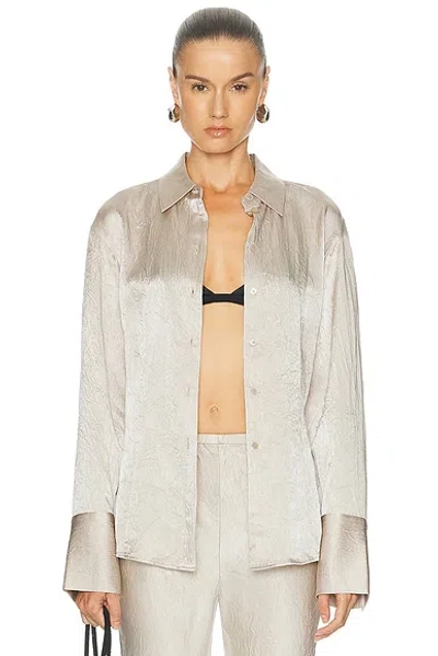 Eaves Freda Slim Shirt In Neutral