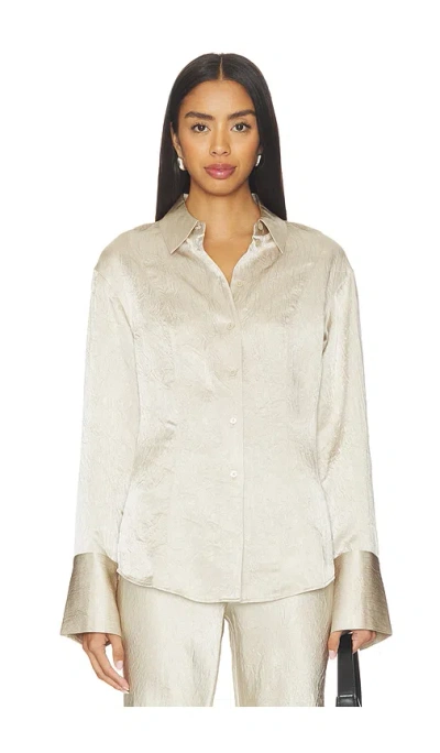 Eaves Freda Slim Shirt In White