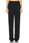 Eaves Gal Polished Crepe Pants In Black