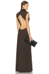 Eaves Ingrida Gown In Brown