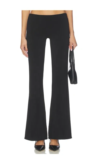 Eaves Ira Low Rise Easy Pant In Black
