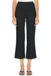 Eaves Iyla Crop Flare Pant In Black