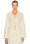 Eaves Iyla Shirt Jacket In White