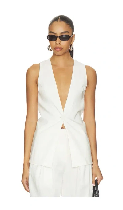 Eaves Iyla Vest Top In White