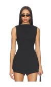 Eaves Judith Top In Black