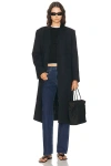 Eaves Kai Compact Suiting Coat In Black