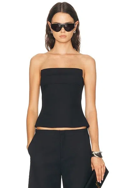 Eaves Kai Compact Suiting Top In Black