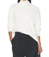 Eaves Lene Tie Neck Tee In White In Multi