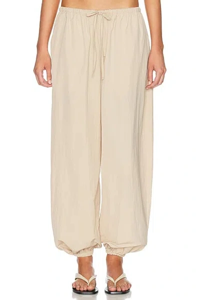 Eaves Leny Parachute Pant In Feather Grey
