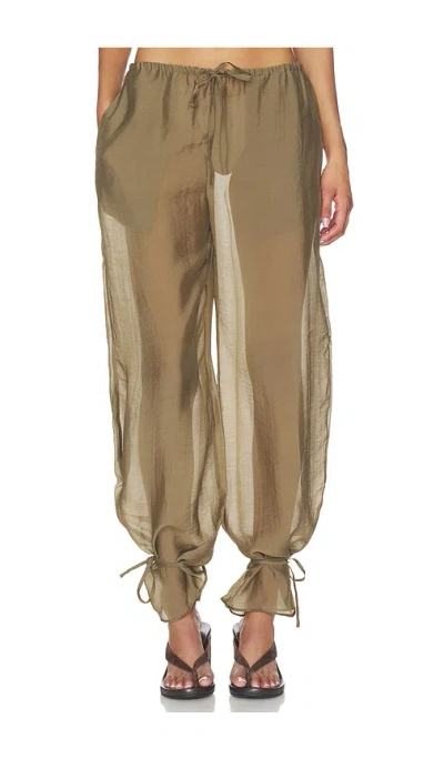 Eaves Lola Pant In Brown