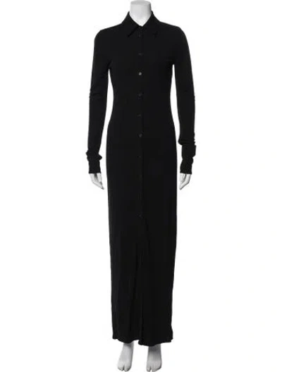Pre-owned Eaves Long Dress In Black