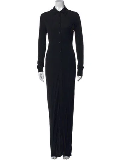 Pre-owned Eaves Long Dress W/ Tags In Black