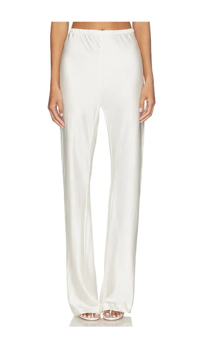 Eaves Loretta Bias Pant In White