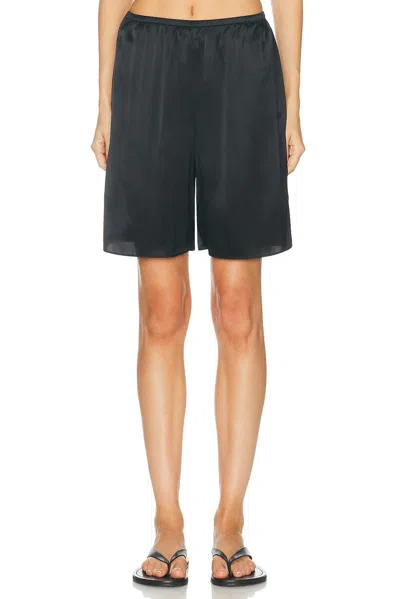 Eaves Loretta Silk Short In Black