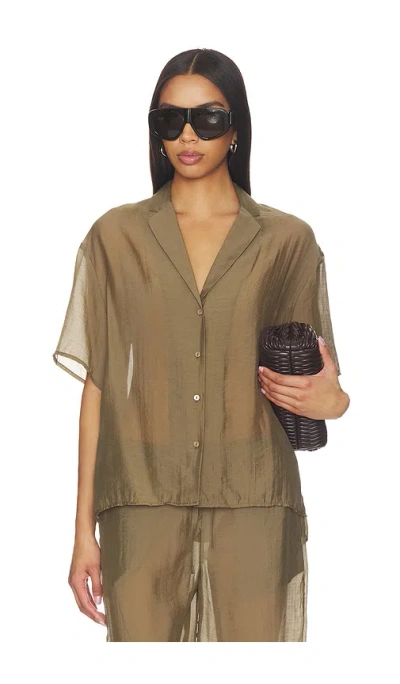 Eaves Manon Shirt In Brown