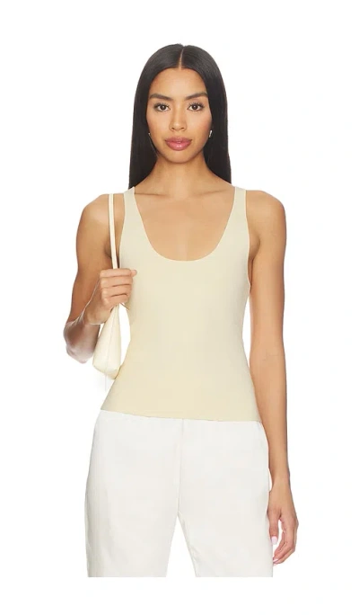 Eaves Marlisse Structured Knit Tank In White