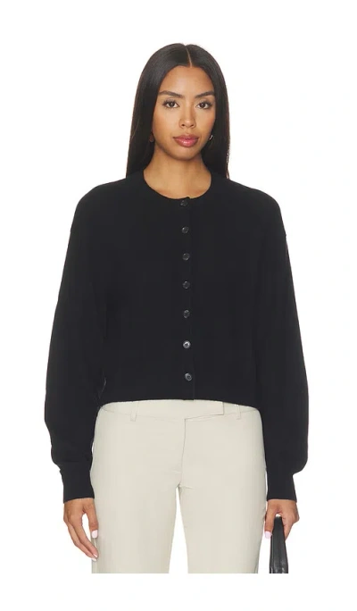 Eaves Marrion Cardigan In Black
