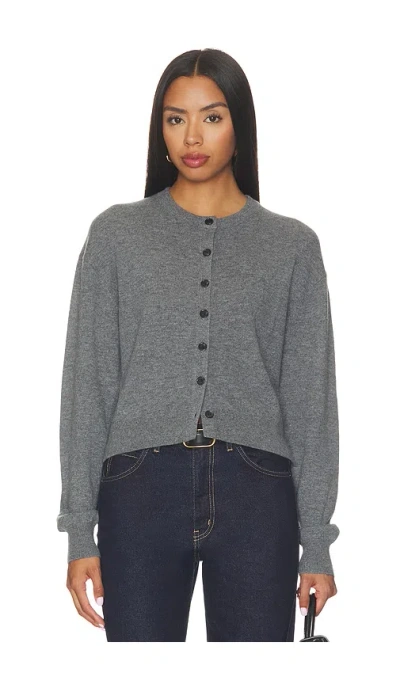 Eaves Marrion Cardigan In Grey