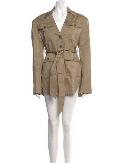 Pre-owned Eaves Mini Dress In Neutral