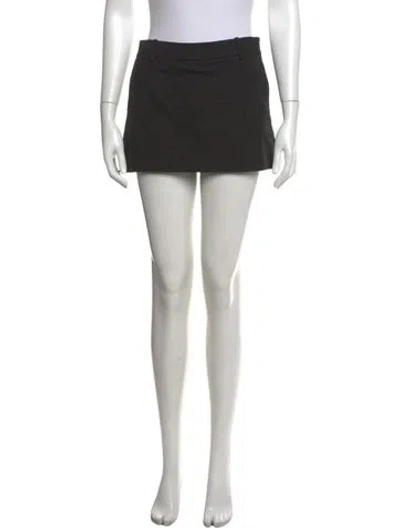 Pre-owned Eaves Mini Shorts In Black