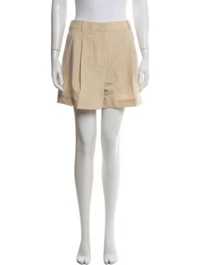 Pre-owned Eaves Mini Shorts In Yellow