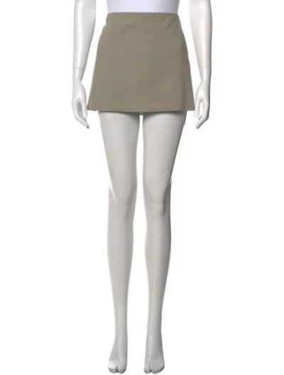 Pre-owned Eaves Mini Skirt In Neutrals