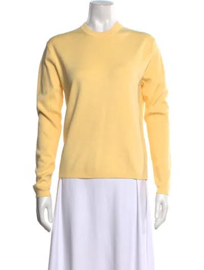 Pre-owned Eaves Mock Neck Sweater W/ Tags In Yellow