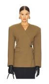 Eaves Naama Blazer In 橄榄绿