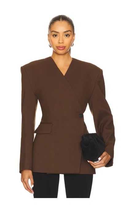 Eaves Naama Blazer In Brown