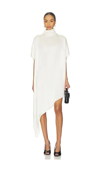 Eaves Noss Asym Mini Dress In White