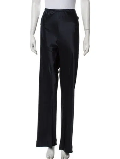Pre-owned Eaves Pants Silk Pajamas In Blue