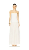 Eaves Pardes Dress In 象牙白