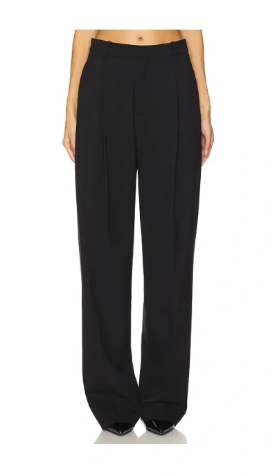 Eaves Phora Classic Suiting Pant In 블랙
