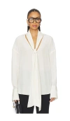Eaves Saeunn Scarf Blouse In White