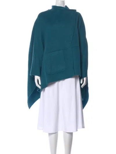 Pre-owned Eaves Scoop Neck Sweater In Blue