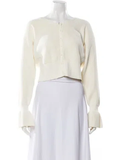 Pre-owned Eaves Scoop Neck Sweater W/ Tags In Neutral