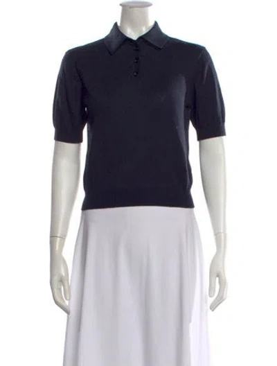 Pre-owned Eaves Short Sleeve Polo W/ Tags In Blue