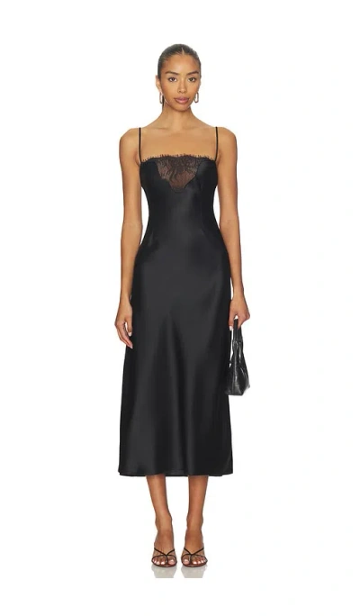 Eaves Sigrun Maxi Dress In Black