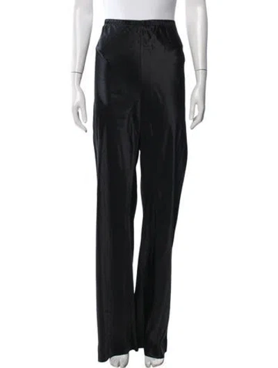 Pre-owned Eaves Silk Pajamas In Black