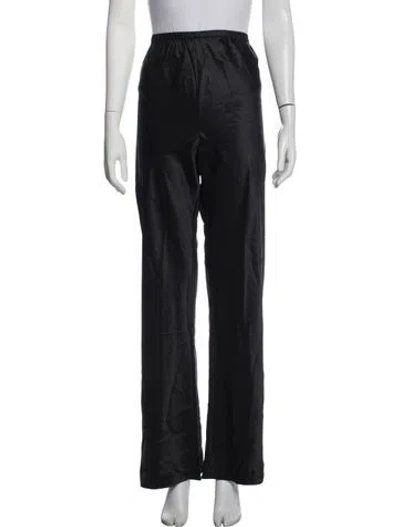 Pre-owned Eaves Silk Pajamas In Black