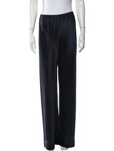 Pre-owned Eaves Silk Pajamas In Blue