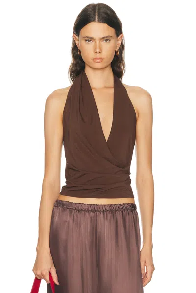 Eaves Thea Top In Brown