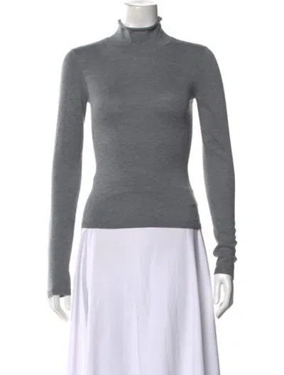 Pre-owned Eaves Turtleneck Sweater In Gray