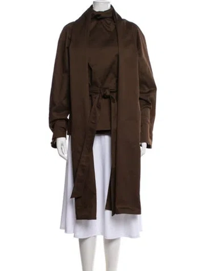 Pre-owned Eaves Utility Jacket In Brown