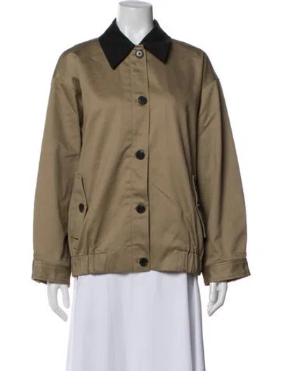 Pre-owned Eaves Utility Jacket In Green