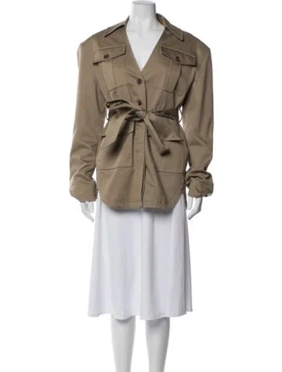 Pre-owned Eaves Utility Jacket In Neutral